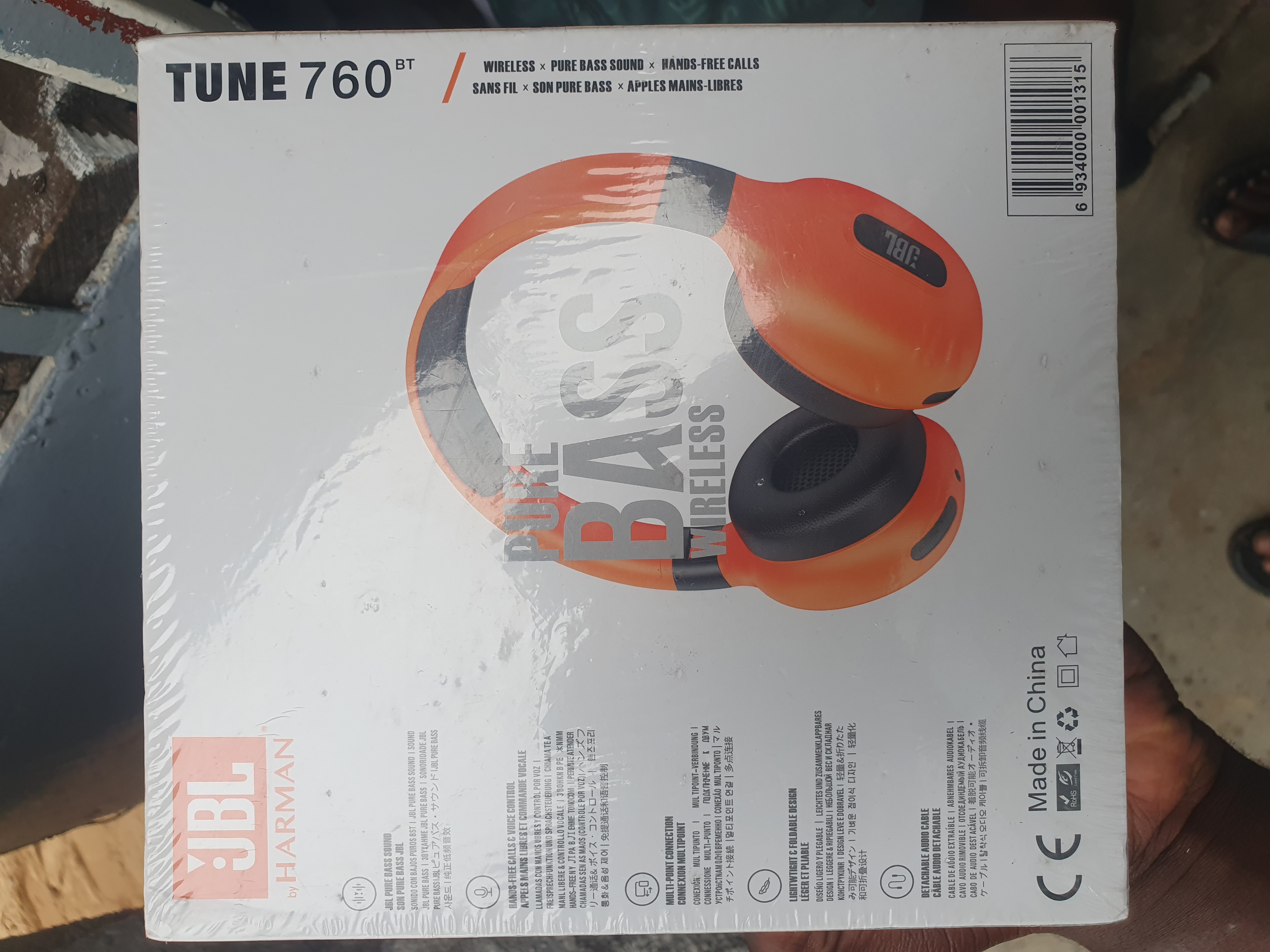Case JBL tunnel 760 bt