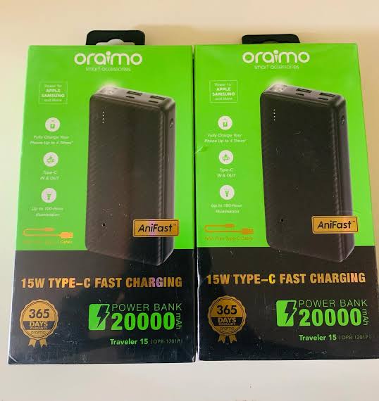 Oraima Power bank 20000mAh